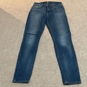Seven for all mankind ankle jeans size 24